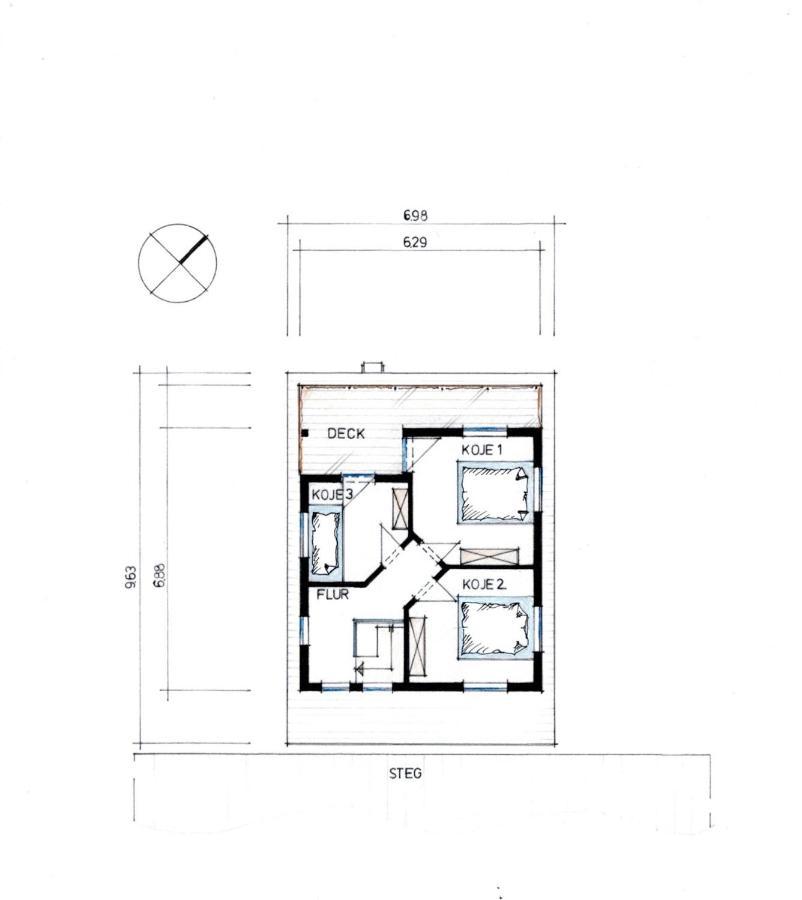 ホテル 4 Sterne Dtv Floating House Kröslin エクステリア 写真